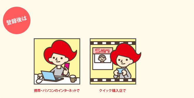 【登録後は】2回目以降の購入はとっても簡単！あなたのライフスタイルに合わせて選べるよ。※EYEデータの有効期限は、お客様の目の状態によって異なります。