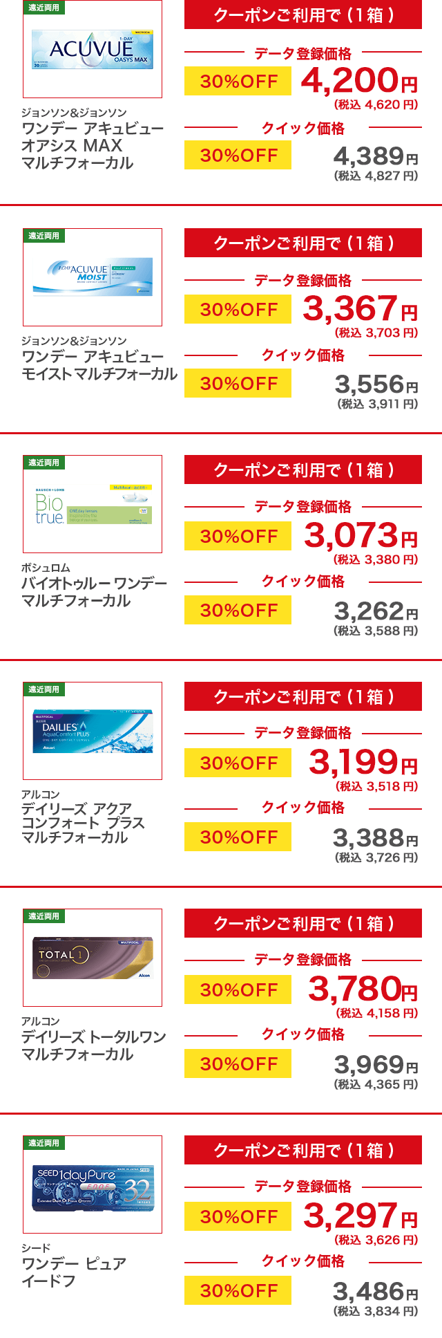価格表