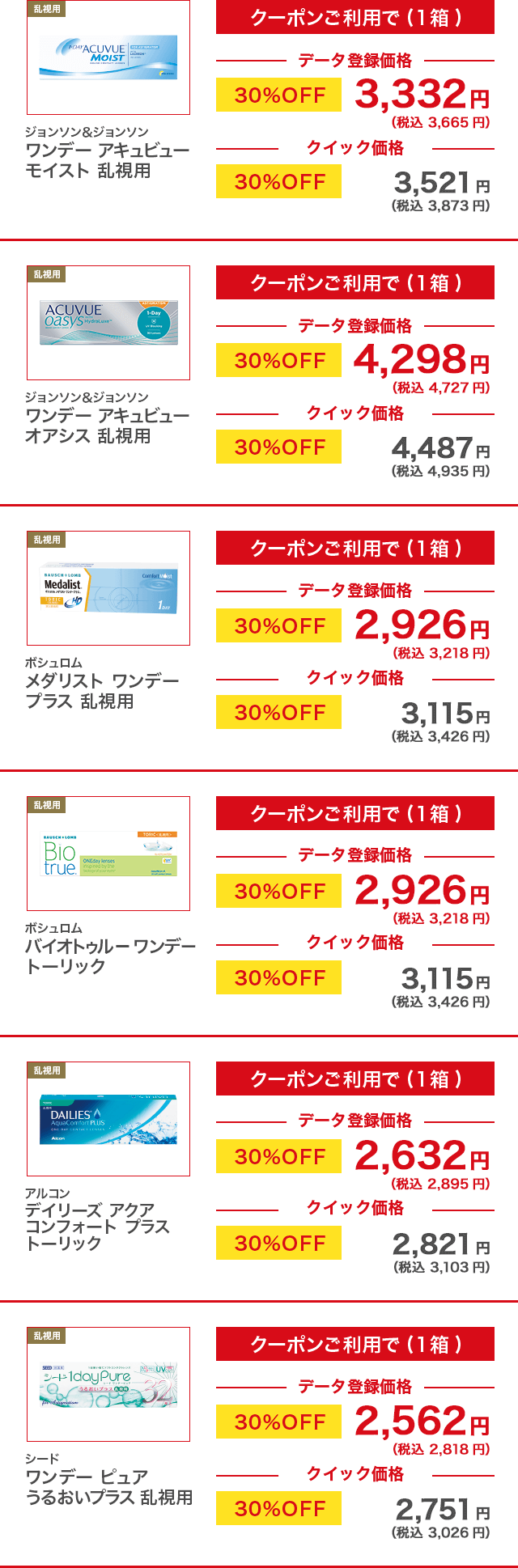 価格表