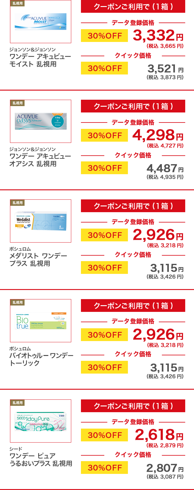 価格表