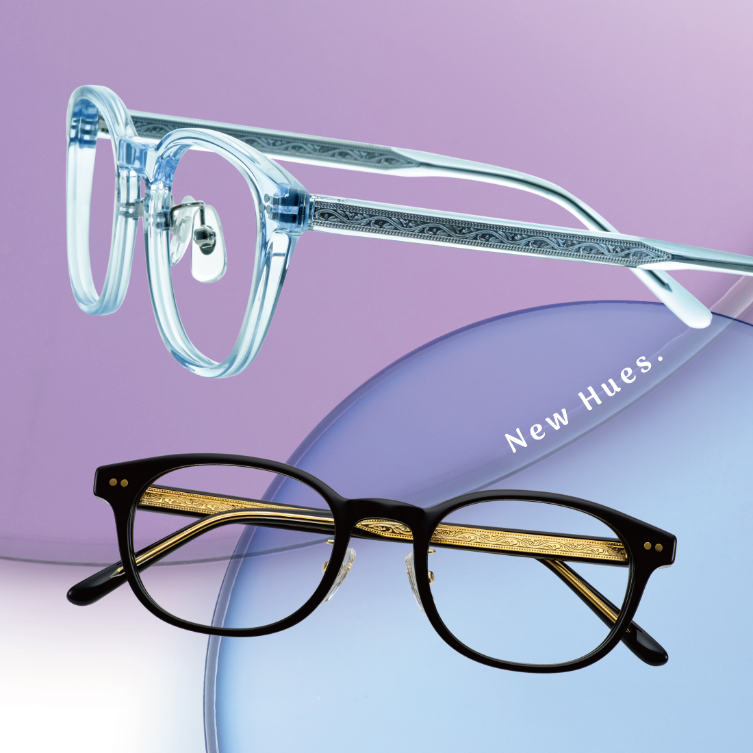 HS-028 / COL.1 BLK　HS-030 / COL.3 BLU