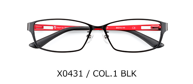 X0432 / COL.3 BRN X0431 / COL.2 GRY｜メガネフレーム「Spiral Jack