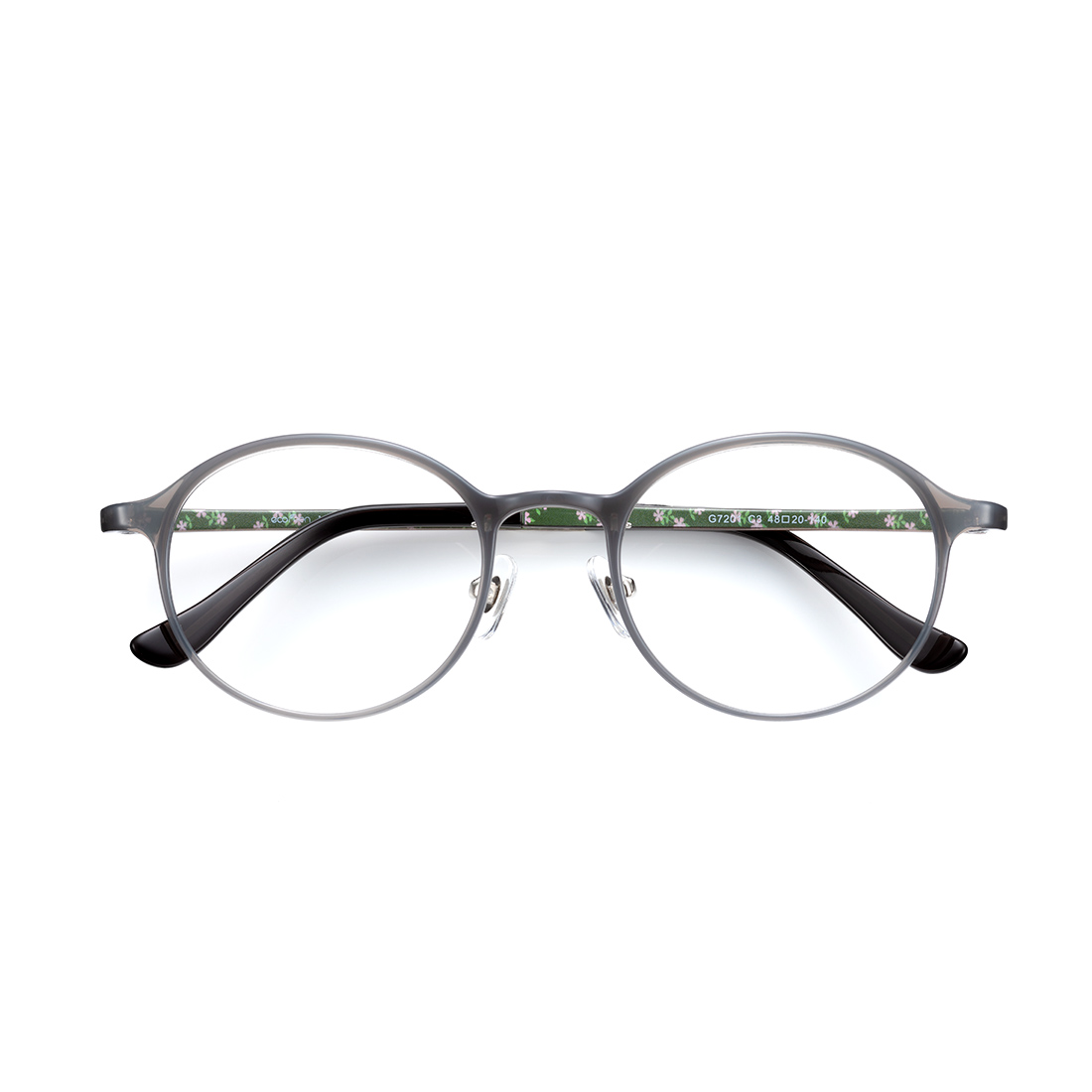 G7201 / COL.3 GRY G7201 / COL.6 BRN｜メガネフレーム「やわかる