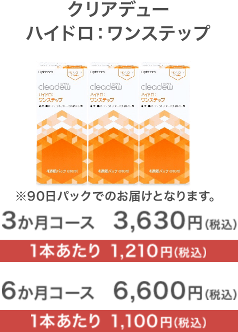 クリアデュー ハイドロ：ワンステップ