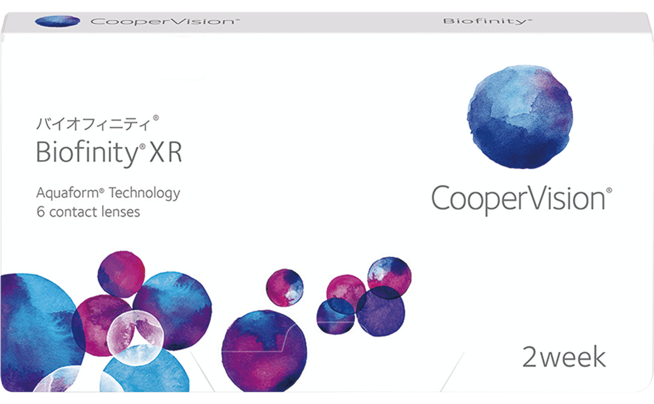 バイオフィニティXR 2Week(2週間)使い捨て｜コンタクトレンズのハートアップ