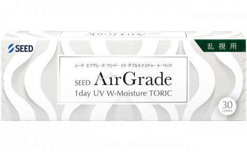 写真：シード AirGrade 1day UV W-Moisture TORIC